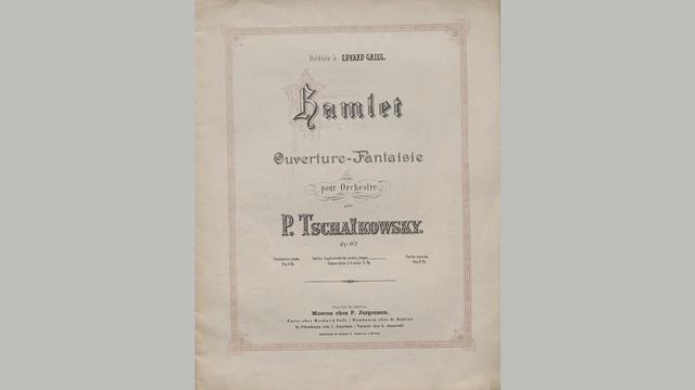 Увертюра-фантазия "Гамлет" П. И. Чайковский смотреть онлайн