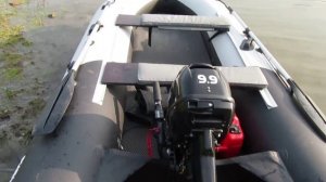 Тест 12 шага винта Лодка Ривьера 3600 Нднд Гладиатор 9.9