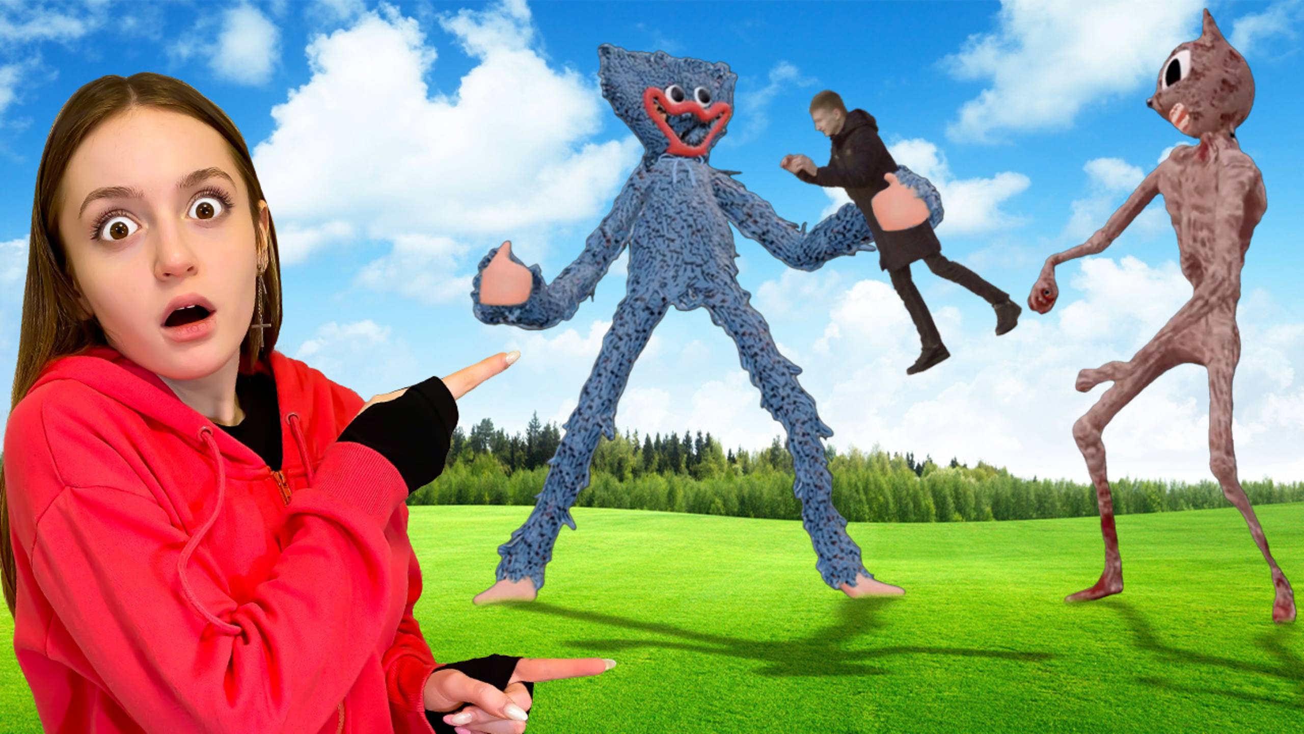 Хагги Вагги ПОХИТИЛ Новенького! Хагги Вагги против Котоголового! смотреть онлайн