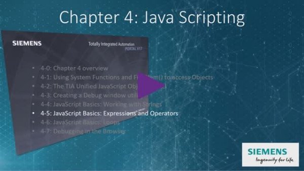 WinCC Unified v17 # 14 JavaScript Expressions & Operators #WinCCGURU