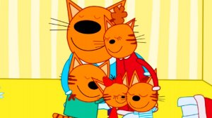 ТРИ КОТА - Мультик пазл для детей - Мультфильм пазлы для малышей