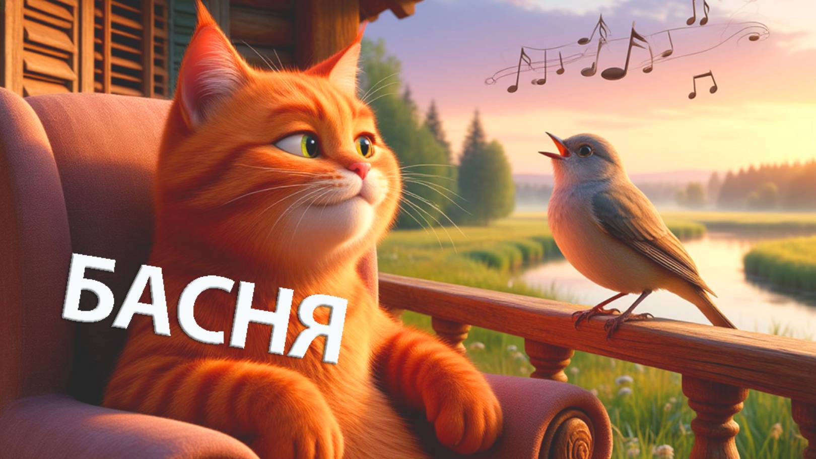 - Сказать яснее мысль мою? - Худые песни Соловью в когтях у Кошки! смотреть онлайн