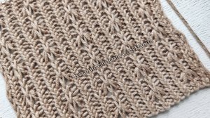 Декоративная резинка со скрещенными петлями ⭐ Узор летнего топа