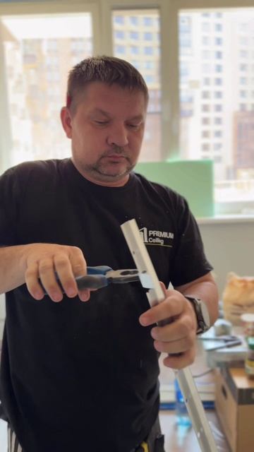 Приступаем к монтажу натяжного потолка HALEAD PREMIUM смотреть онлайн