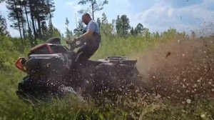 КВАДРОЦИКЛ BRP Outlander X MR 1000R. Демонстрация в реальных условиях. BLACKTORS - Дом скорости.