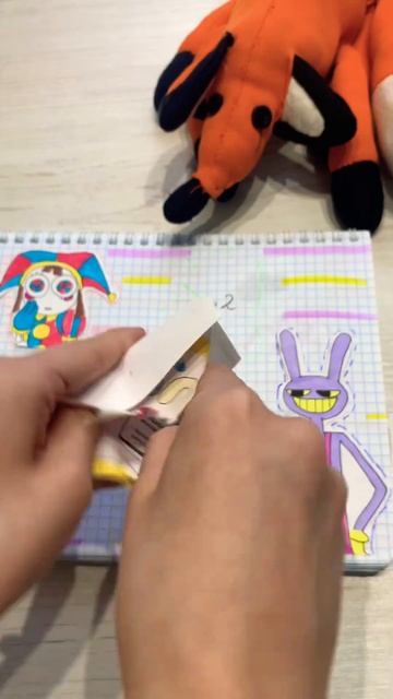 Распаковываю всю коллекцию Удивительного Цифрового Цирка #art #music #asmr #diy #рек смотреть онлайн