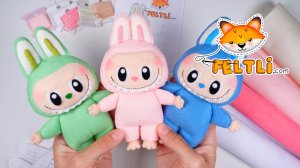 Мастер-класс Лабубу своими руками / Как сделать Лабубу своими руками / Выкройка Лабубу