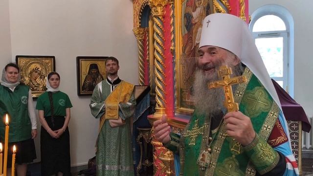 Слово митрополита Иоанна после Благодарственного молебна к 9-летию движения Православные добровольцы смотреть онлайн