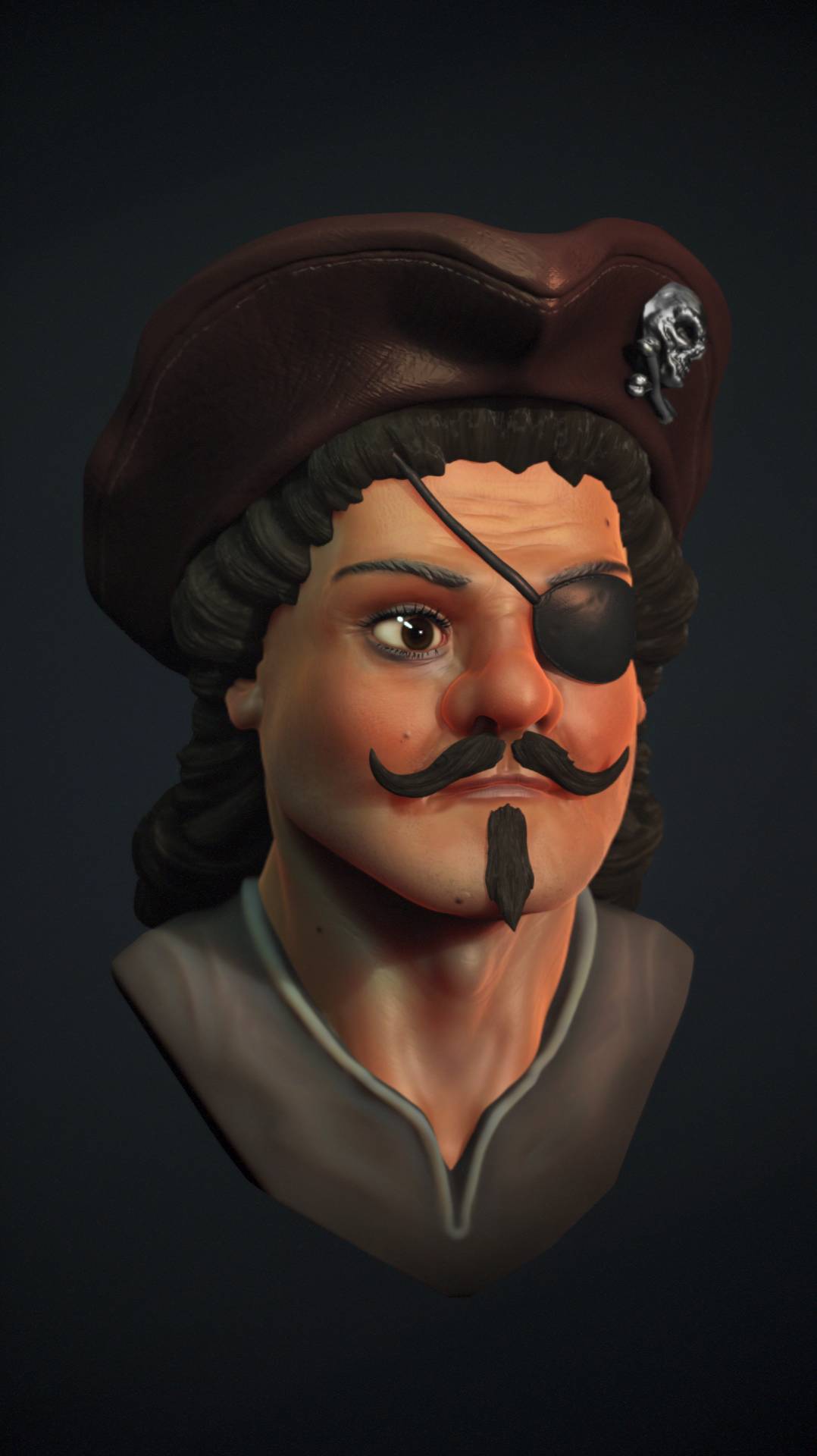 SpeedSculpt - Pirate Bust #3d #art #zbeush смотреть онлайн