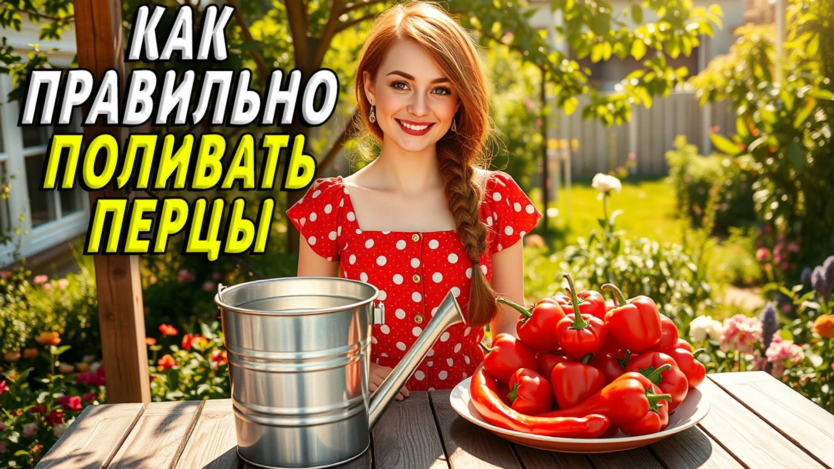 Как поливать перцы