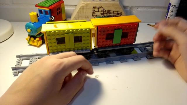 Поезд из поппи плейтайм из Лего версия 2.