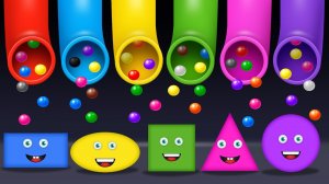 Учим фигуры на английском / развивающие видео для малышей / английский для детей лёгко и просто