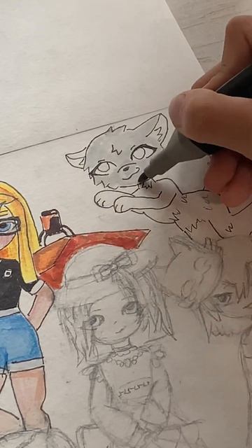 Рисую персонажей подписчиков✨#art #drawing #рисунок #арт #рисование #творчество #маркеры смотреть онлайн