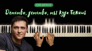 ЮРИЙ ШАТУНОВ - ДЕТСТВО | НА ПИАНИНО + бесплатные ноты