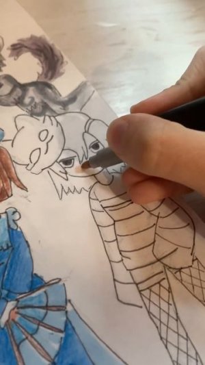 Рисую персонажей подписчиков из игр#art #рек #рисунок #music #рисую #гачалайф