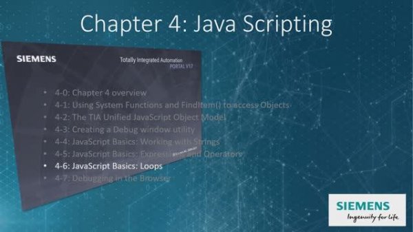 WinCC Unified v17 # 15 JavaScript Basic Loops #WinCCGURU