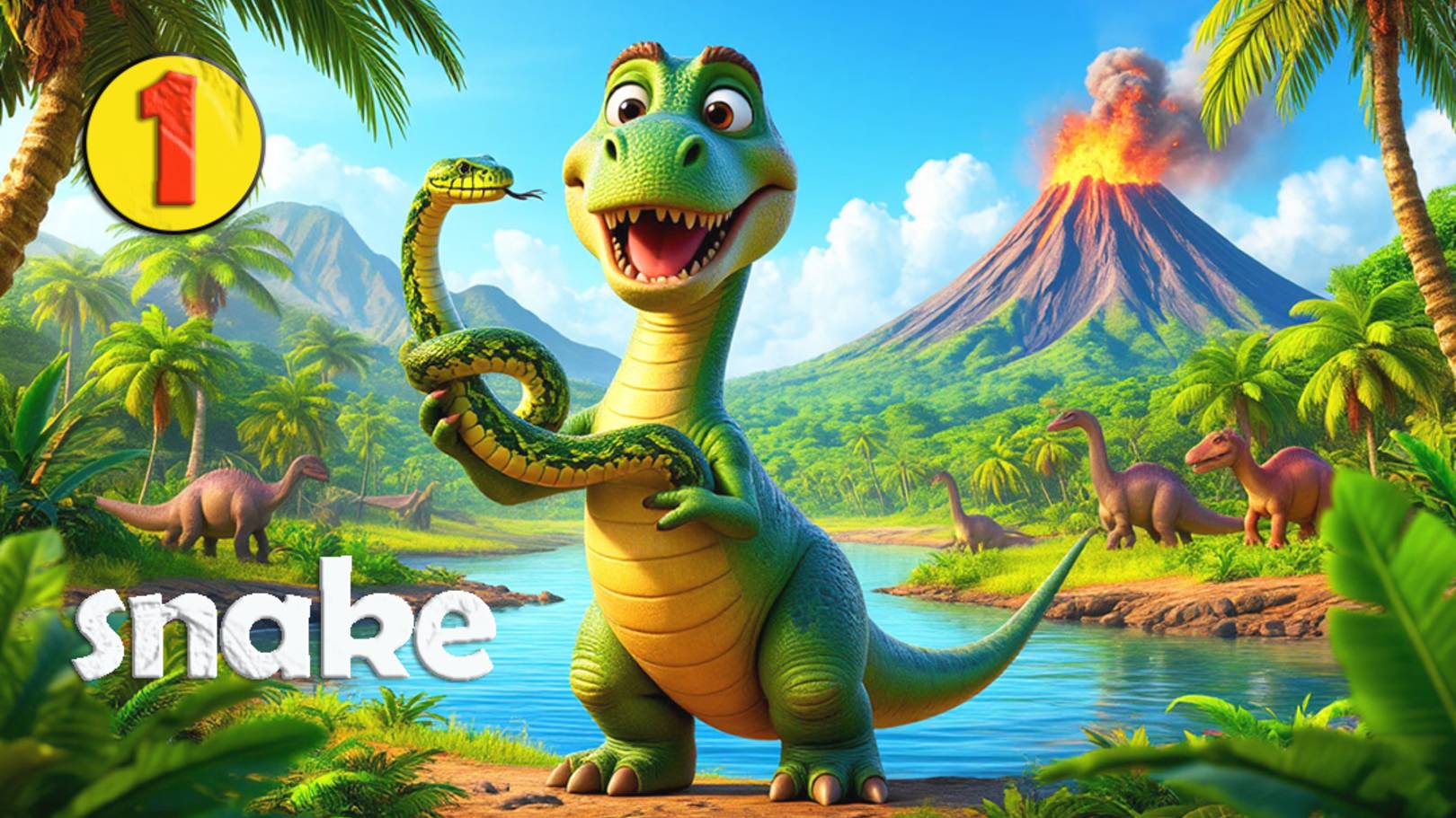 Динозаврики мезозоя: "Змея" смотреть онлайн