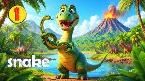 Динозаврики мезозоя: "Змея"