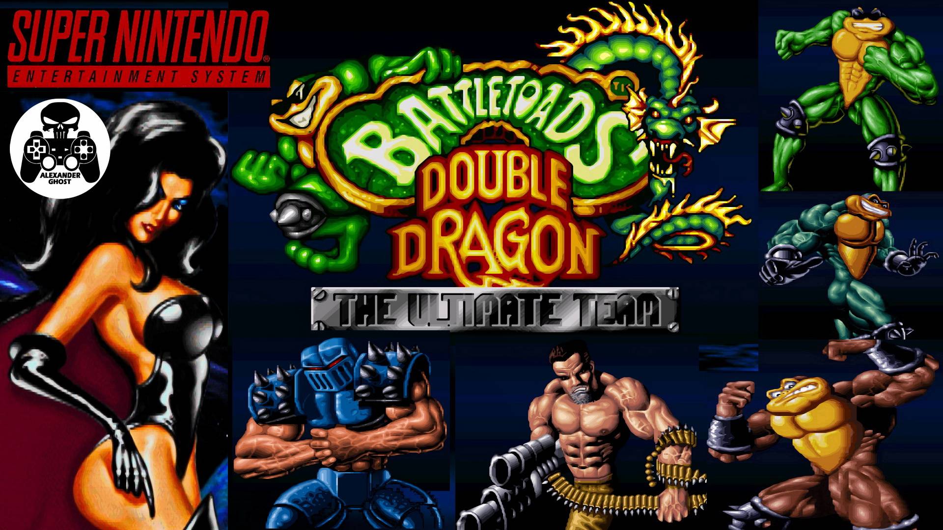 Battletoads and Double Dragon The Ultimate Team SNES прохождение Rash смотреть онлайн