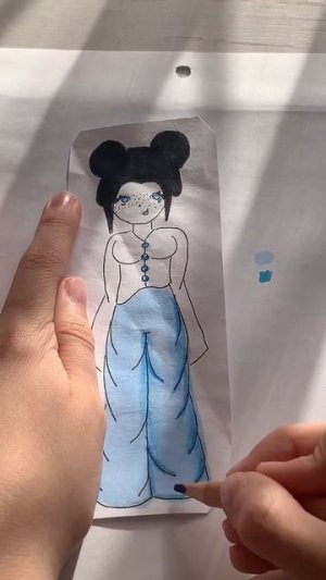 В каком цвете раскрасить следующую девочку ? #art  #diy #music #kawaii