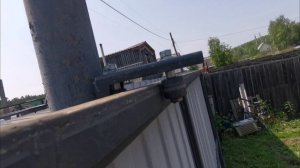 Устройство раздвижных ворот на даче