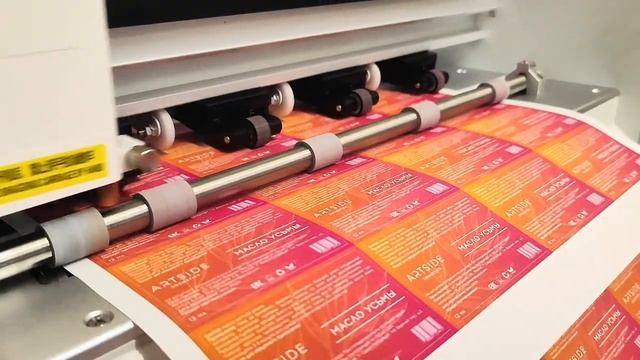 Печать наклеек, стикеров и этикеток _ Типография Процвет смотреть онлайн