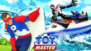 Той Мастер использует экскаватор против Венома! Супергерои сражаются против зла