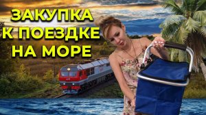 Что необходимо купить к поездке на МОРЕ на ПОЕЗДЕ 2025 🌊🚂Самое нужное на этот СЕЗОН!