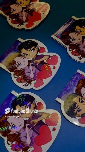 Пример изделия с ламинацией #ламинация #голограмма #магнит