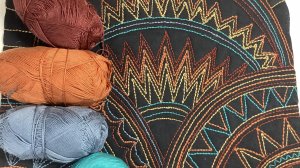 Только прямая строчка и пряжа! Замечательная идея!