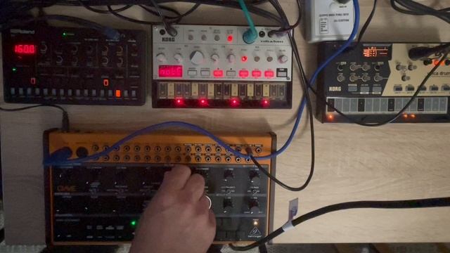 Roland S 1. Korg Volca Bass. Behringer Crave.