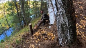 УКРЫЛСЯ В ЗЕМЛЯНКЕ ОТ НЕПОГОДЫ | ВЕРНУЛСЯ в ДОМ ПОД ЗЕМЛЕЙ | Жизнь в ТАЙГЕ - Лесные