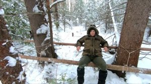 ЛЕСНОЙ ТУАЛЕТ | БЕЗОПАСНОЕ УКРЫТИЕ ЗИМОЙ | ПОМОЩЬ ЗАЙЦУ | В