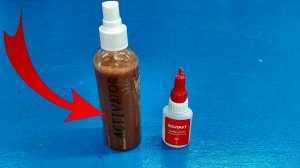 Бесплатный и мощный активатор для суперклея! Клеит в 100 раз быстрее