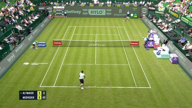 Даниил Медведев против Даниэля Альтмайера Основные моменты | Halle 2025 смотреть онлайн