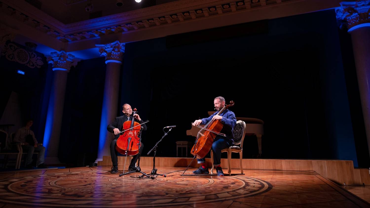 III Всероссийская виолончельная академия: Беседа с Хассаном Эль Молла и Борисом Андриановым