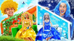 🎀Преображение куклы: зима ❄️ против лета ☀️ — какой образ круче?