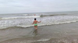 На пляже 15.06.25. Дербент.