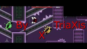 X на 3 монеты by Triaxis, Geometry Dash demon level