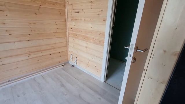 Обзор террасы и внутренней отделки 1 модульного дома с террасой в г. Одинцово