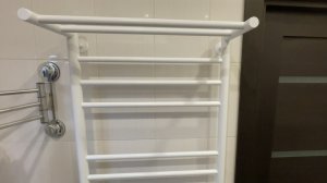 Как установить электрический полотенцесушитель?