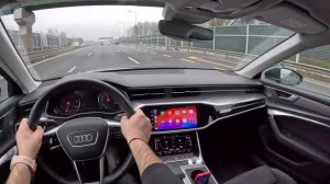 Audi A6 C8 2024 [2.0 л. 40 TDI 204 л.с.] POV Test Drive