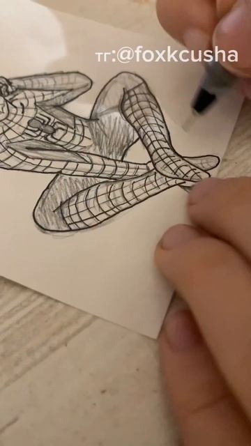 Человек паук️ #art #рек #рисунок #маркеры #идеядлярисунка смотреть онлайн