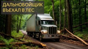 Дальнобойщик въехал в лес (Мистическая история)