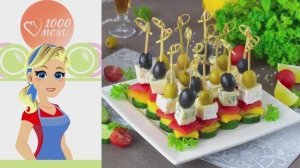 🍡 КАНАПЕ НА ШПАЖКАХ — элегантные, вкусные - за 15 минут!