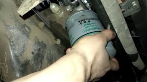 Фронтальный погрузчик Volna 102 замена масла ДВС