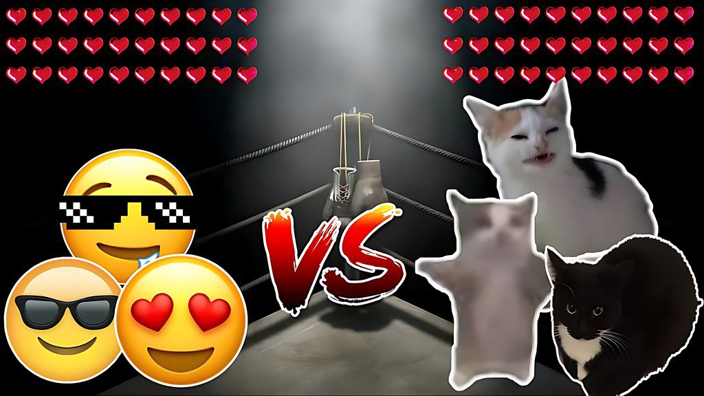 Смайлики vs Коты / Мемы