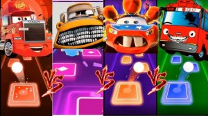 Автобус Маккуина против автобуса Маккуина против автомобиля Маккуина против пасхальной игры Маккуина