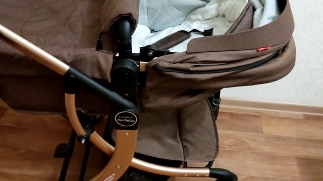 Обзор коляски-трансформер Farfello Aimile Original New gold. Плюсы и минусы смотреть онлайн
