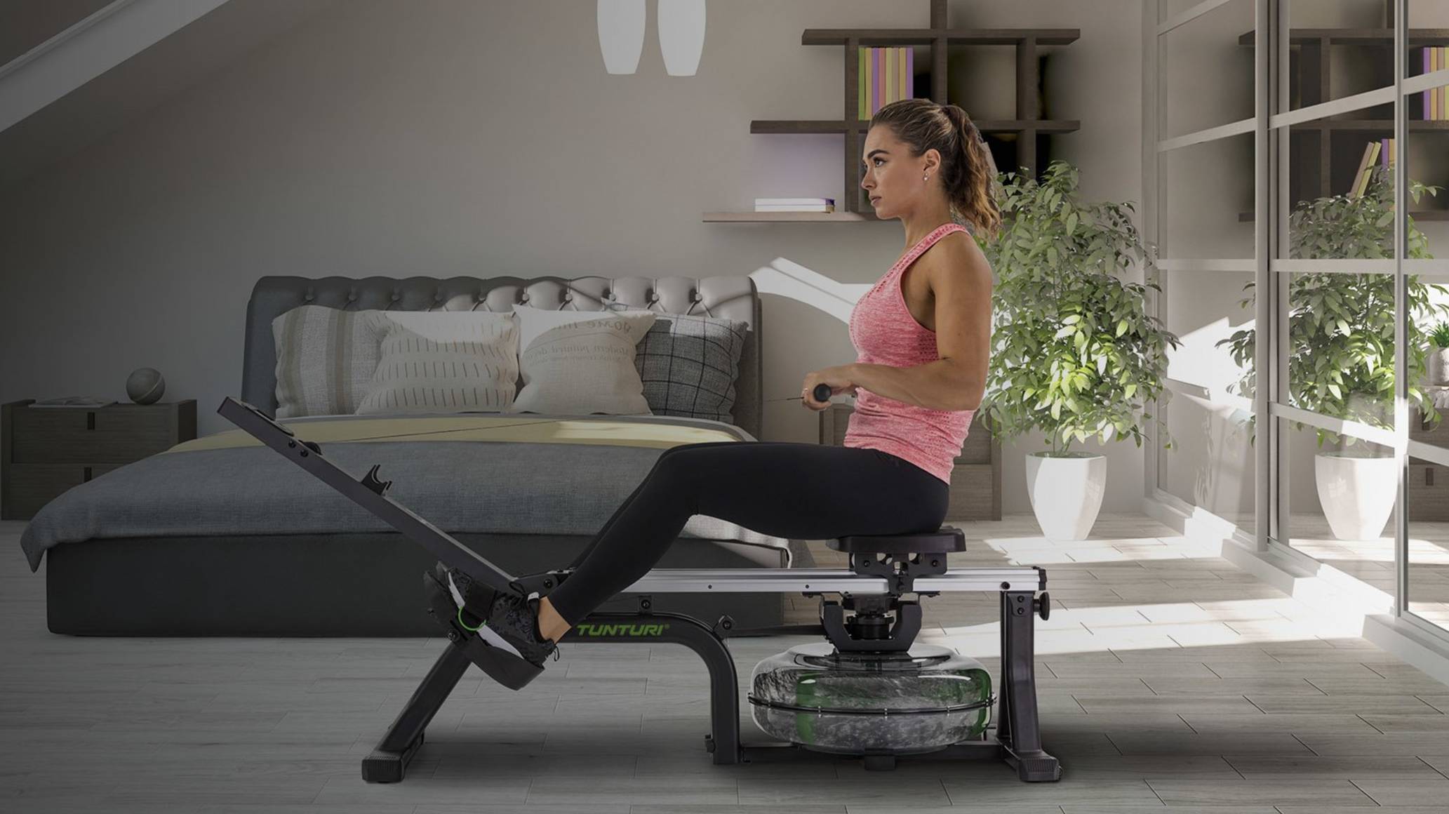 ГРЕБНОЙ ТРЕНАЖЕР TUNTURI CARDIO FIT R50W